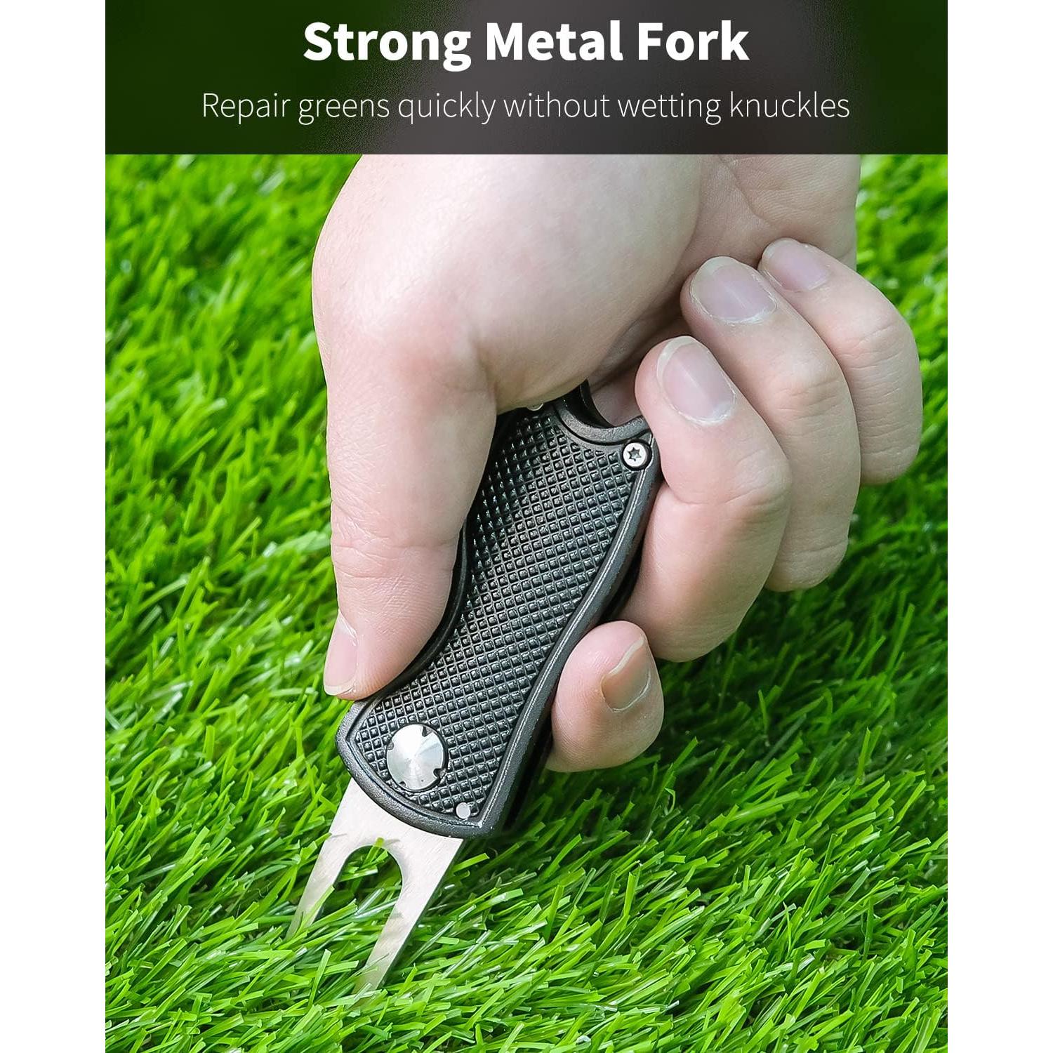 Herramienta de Reparación de Divots GreenHaven Plegable 2-6 Pack