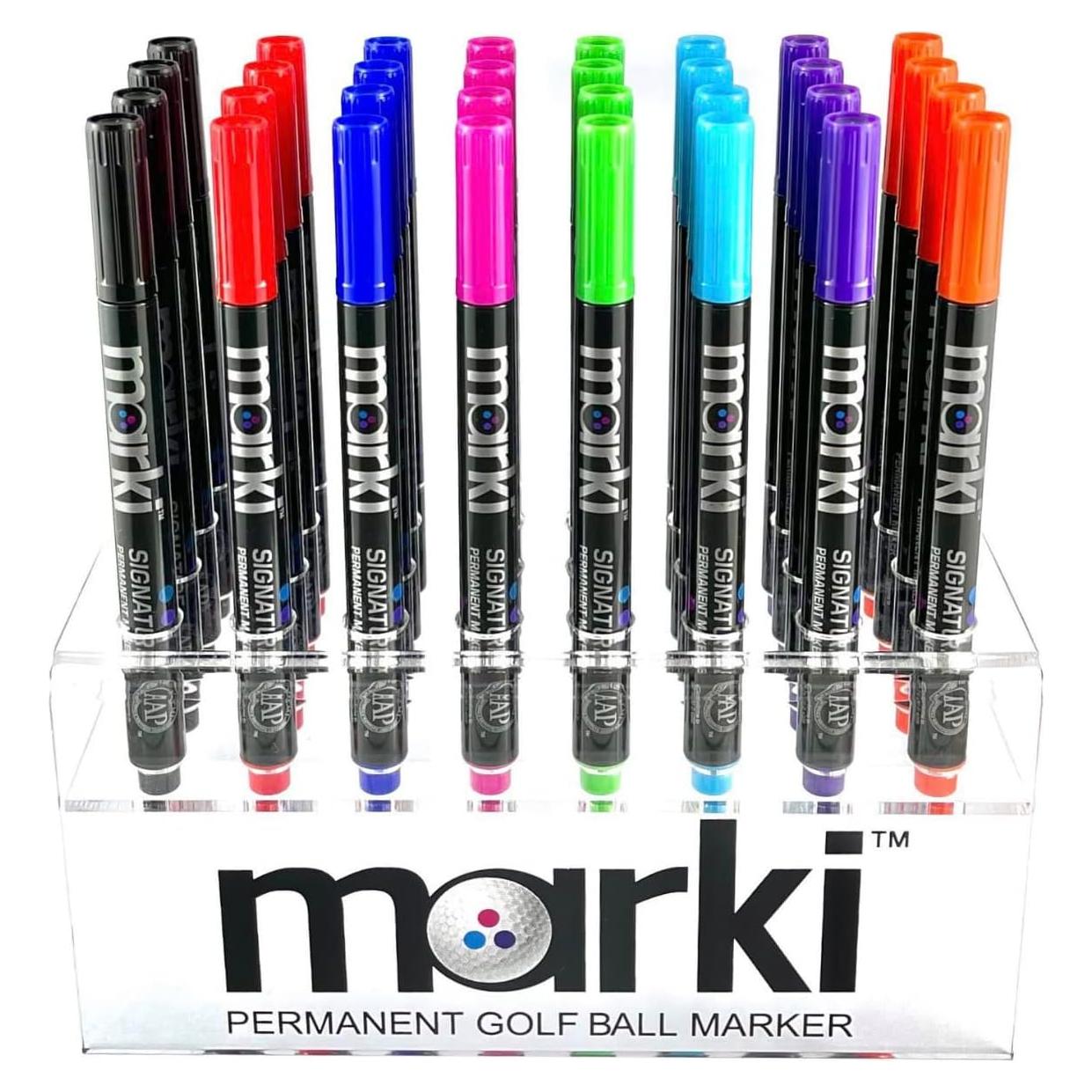 Marcador Permanente para Pelotas de Golf Marki - 8 Colores Bold