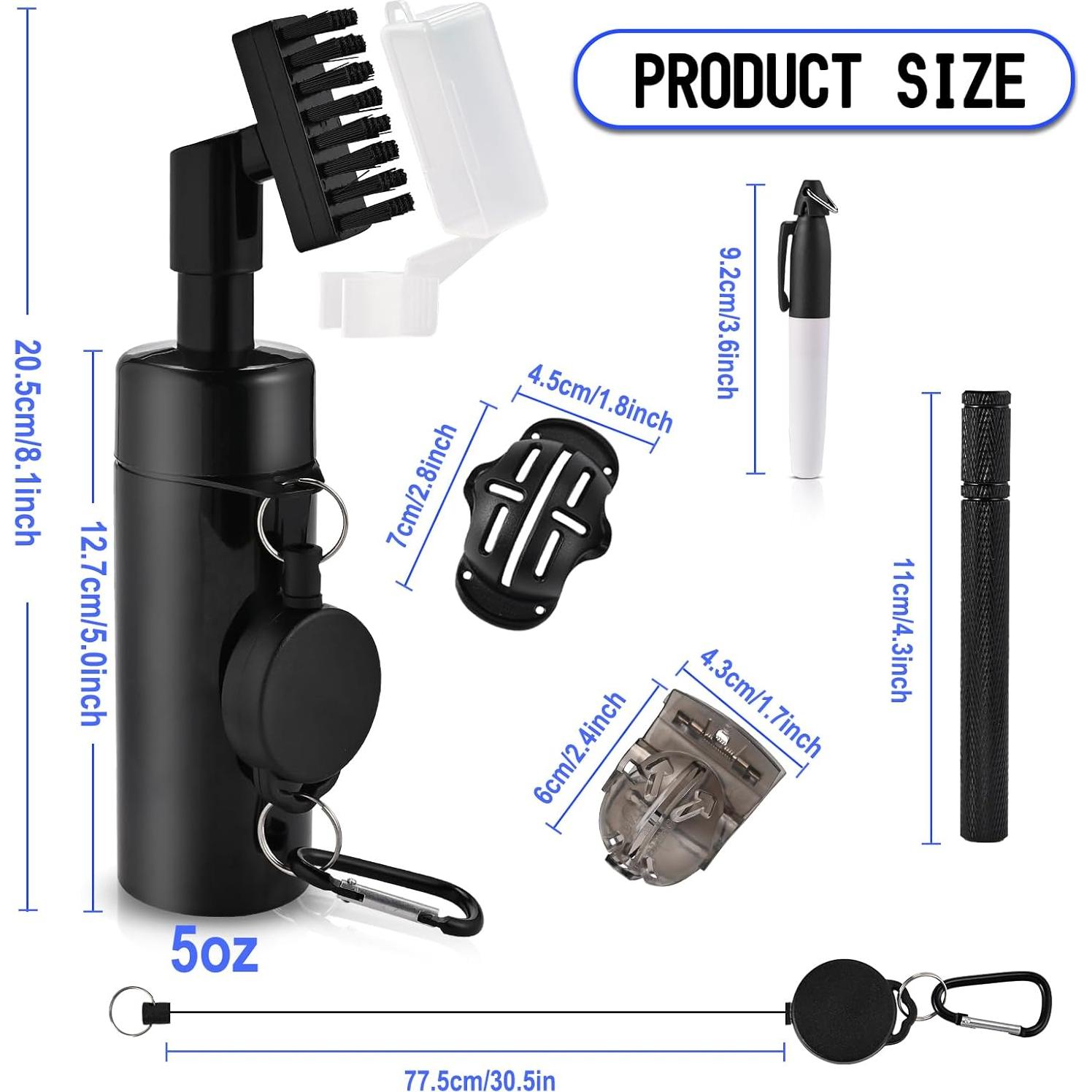 Kit Completo de Golf GOLDGE 10 Piezas - Cepillo, Afilador y Marcadores