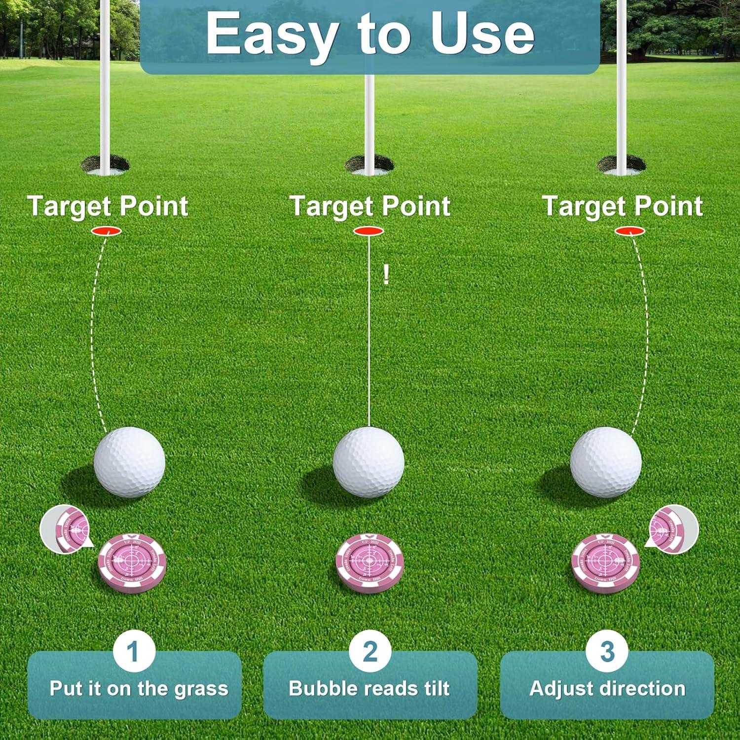 Lector de Green de Golf Yobbai Pro con Clip y Marcador