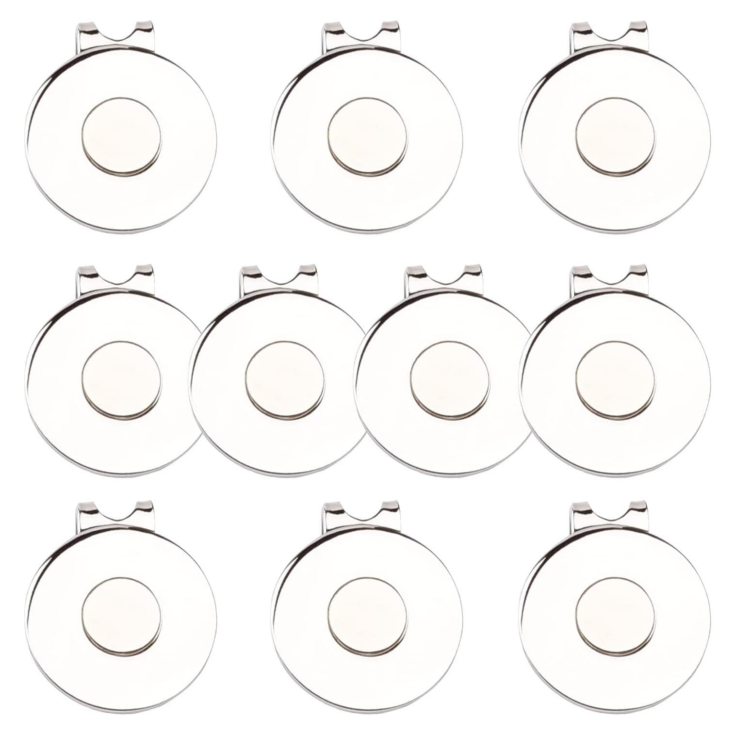 Clip Magnético para Sombrero de Golf Eshan - 10 Piezas