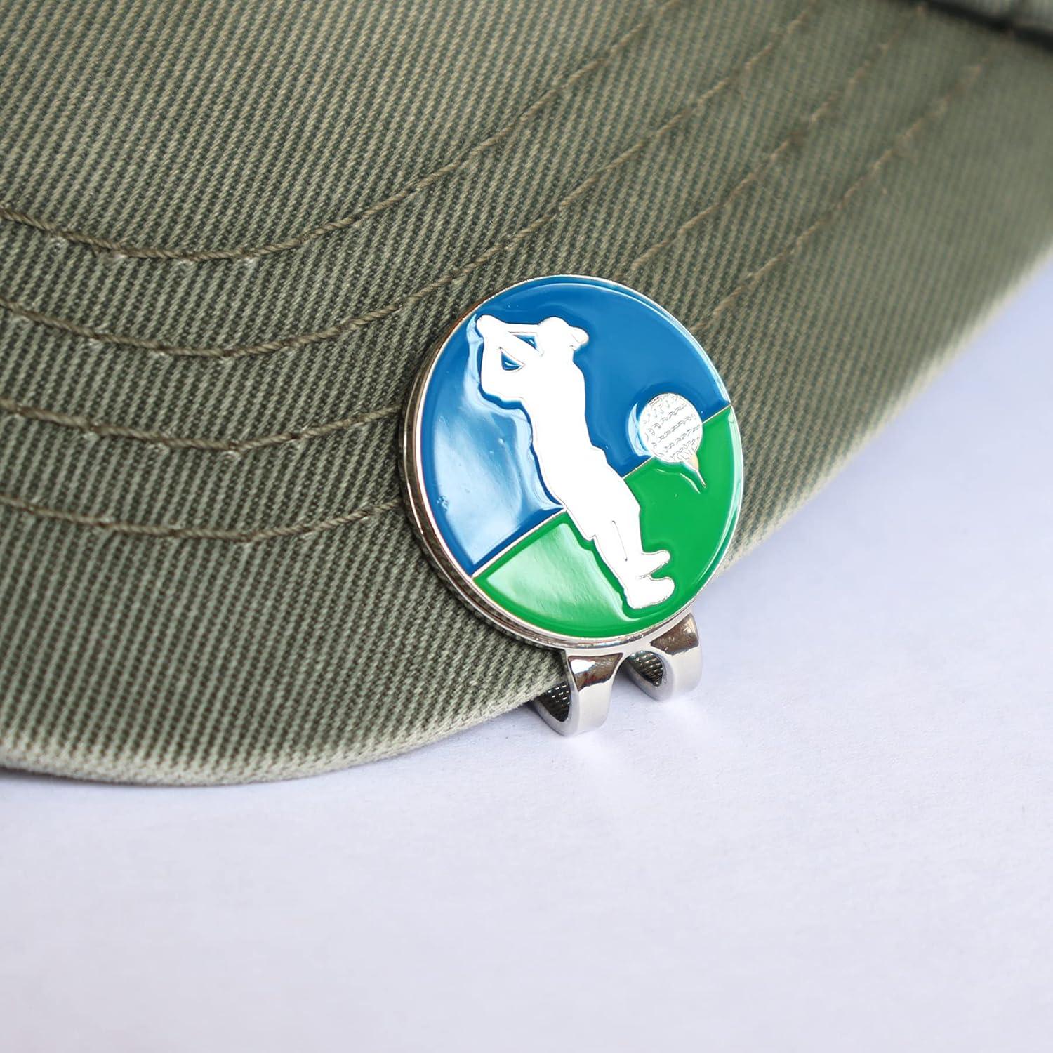 Clip Magnético para Sombrero de Golf Eshan - 10 Piezas