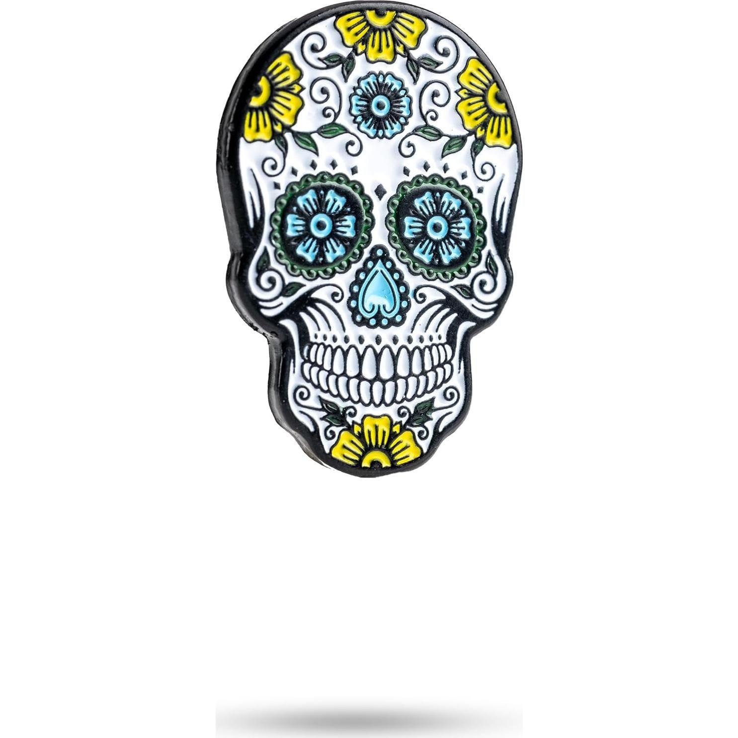 Marcador de Pelotas de Golf King Pins - 3 Piezas Calavera