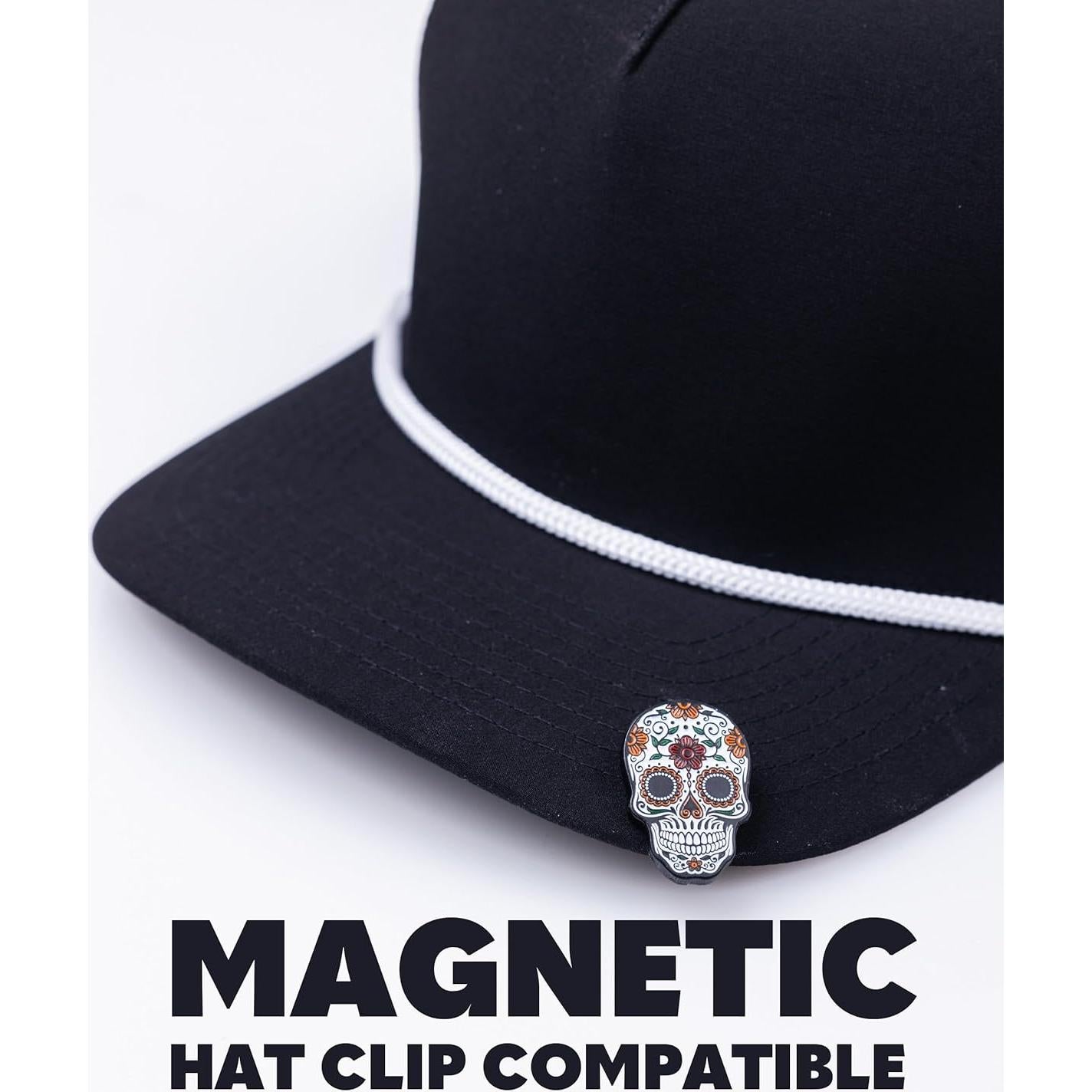 Marcador de Pelotas de Golf King Pins - 3 Piezas Calavera