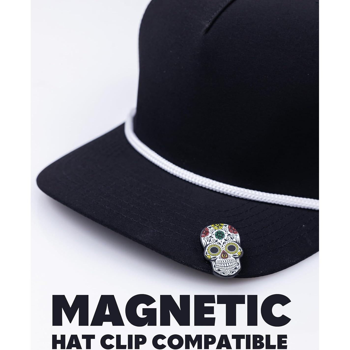 Marcador de Pelotas de Golf King Pins - 3 Piezas Calavera