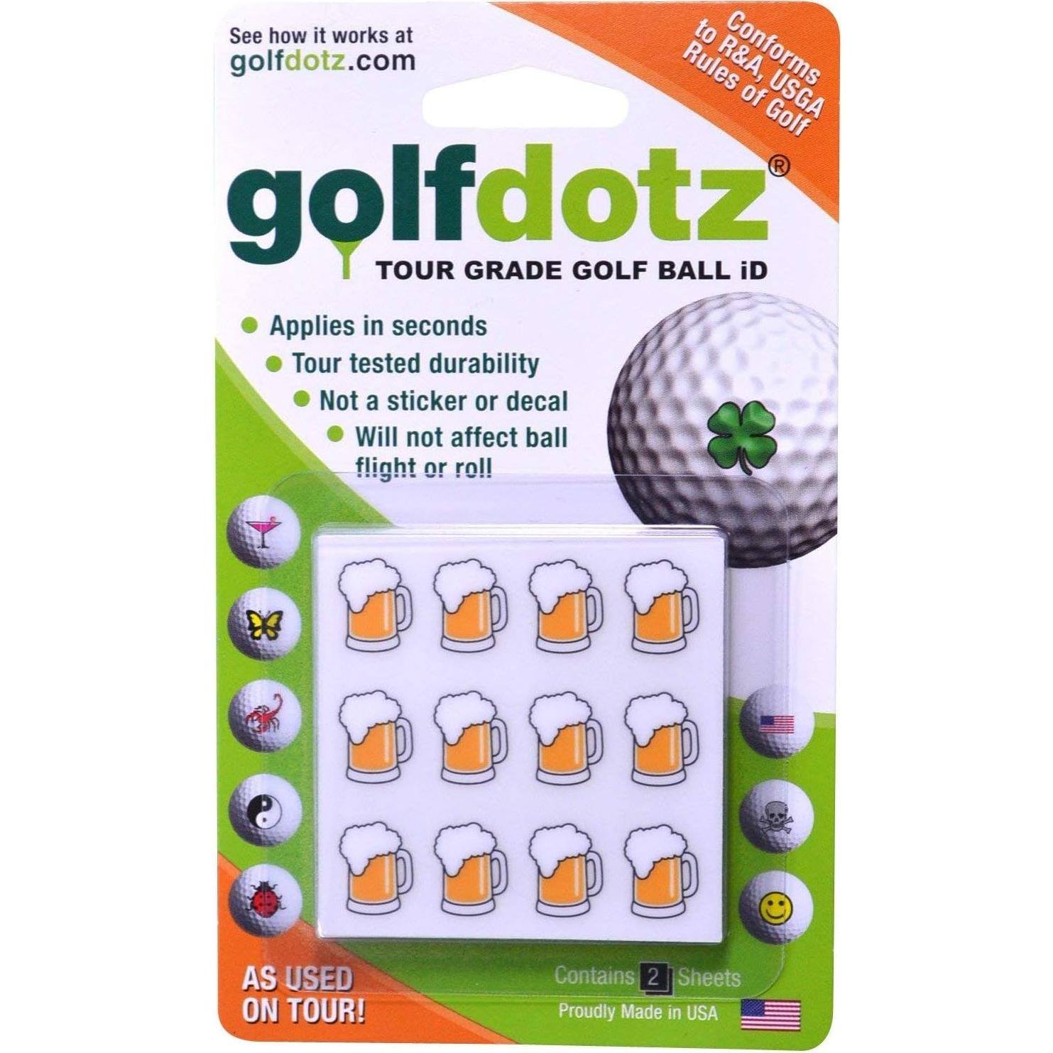 Marcadores de Pelotas de Golf Golfdotz Colección Tropical
