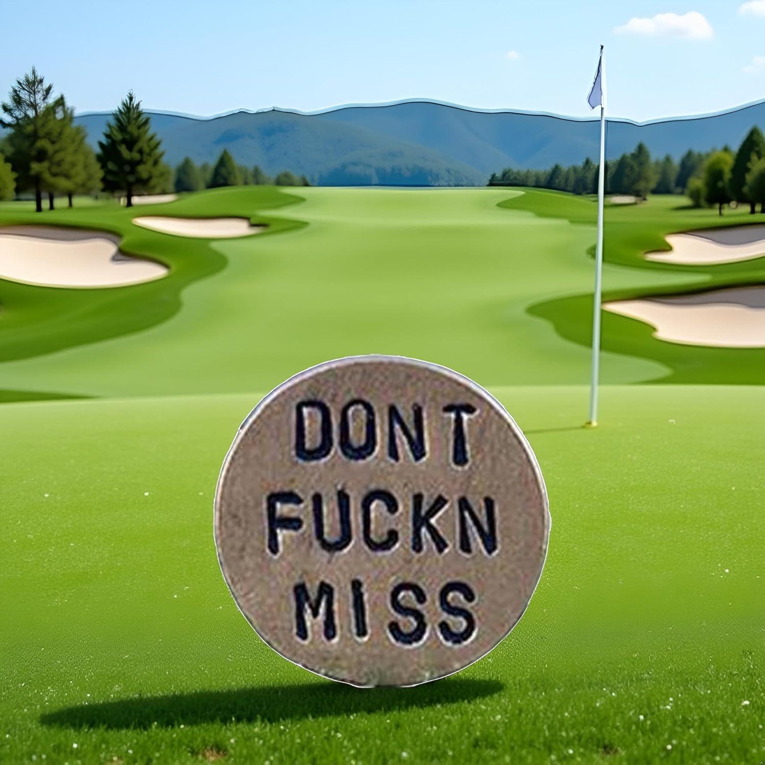 Marcador de Pelota de Golf Divertido BWESOO Redondo 2.54cm