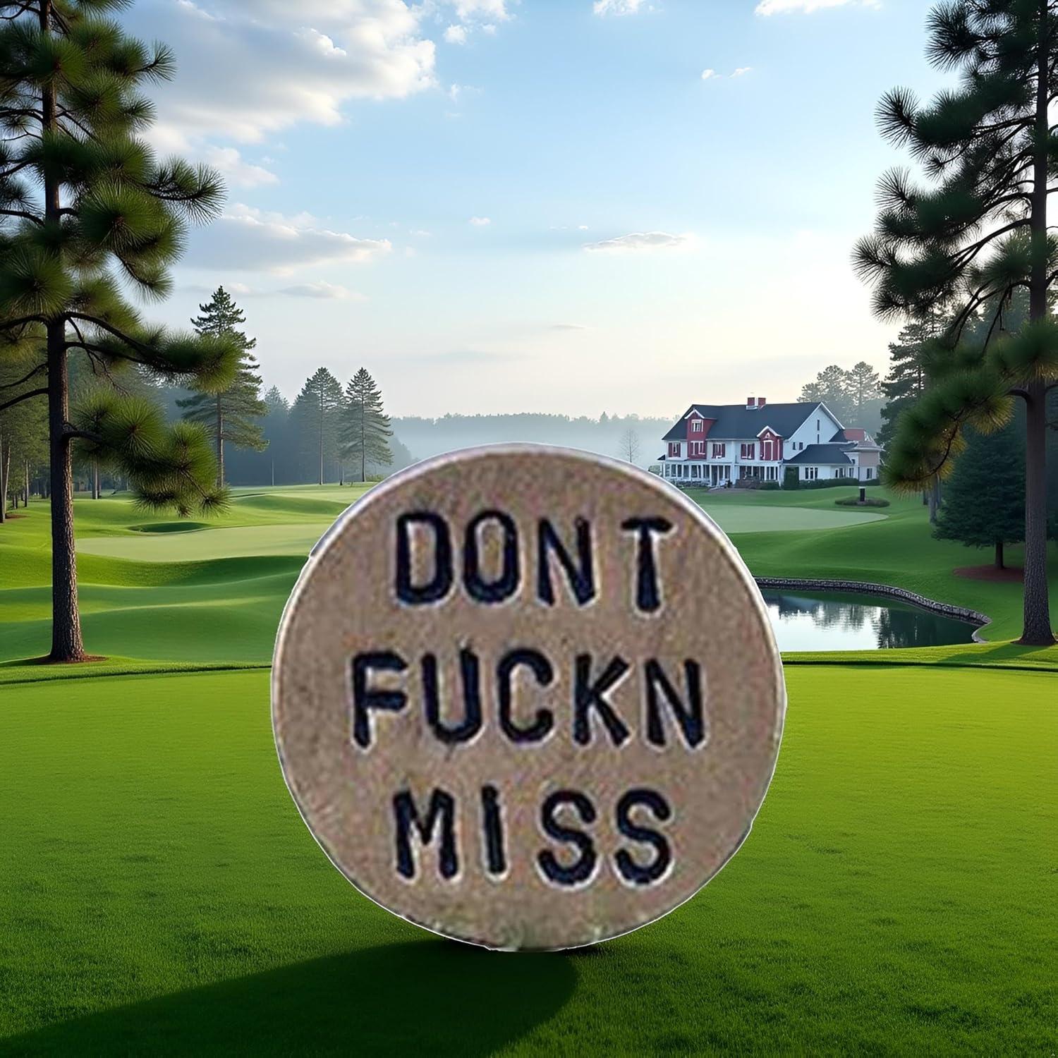 Marcador de Pelota de Golf Divertido BWESOO Redondo 2.54cm