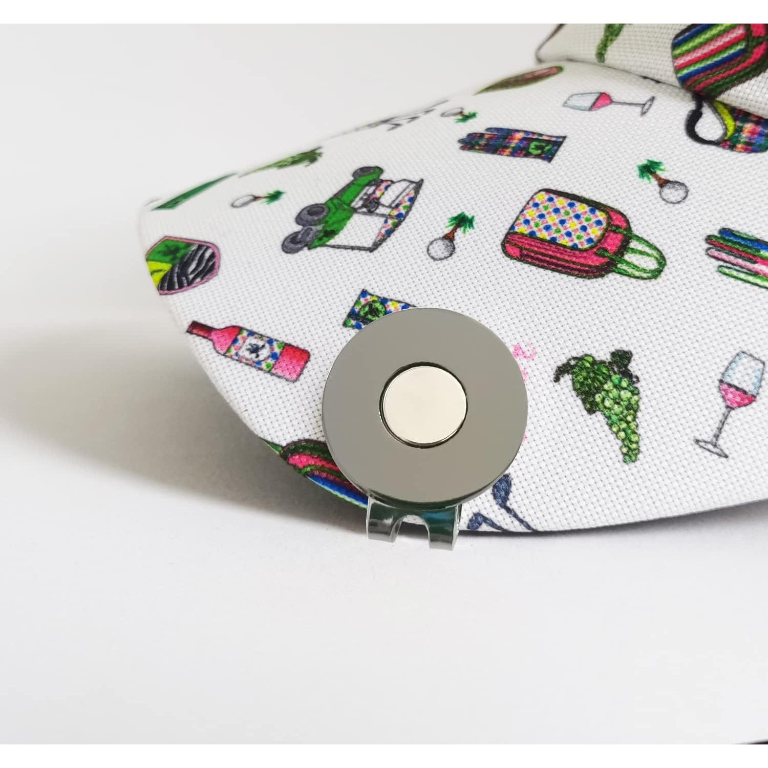 Clip de Gorra Adhere con Soporte Magnético para Golf - 2 Pcs