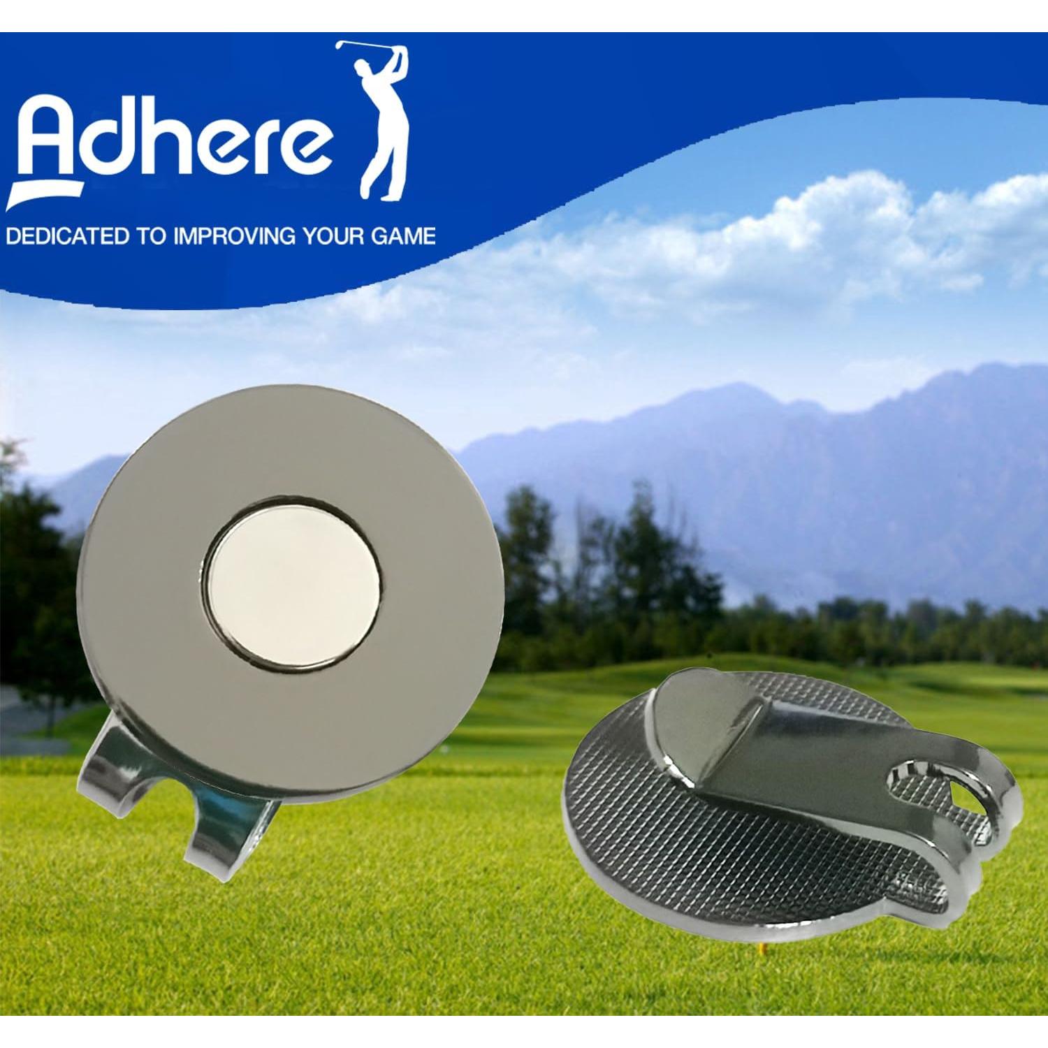 Clip de Gorra Adhere con Soporte Magnético para Golf - 2 Pcs