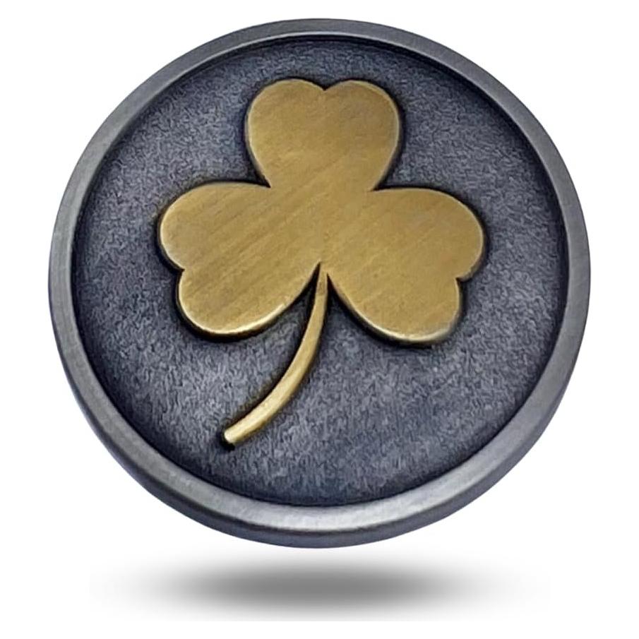 Marcador de Pelota de Golf Magnético Metal Trébol Irlandés