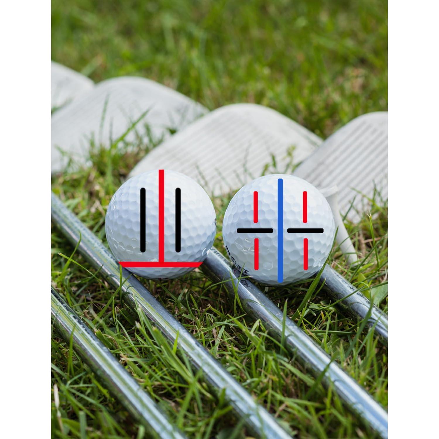 Herramienta de Marcado de Pelotas de Golf Bjabtan - 3 Plantillas y 3 Marcadores