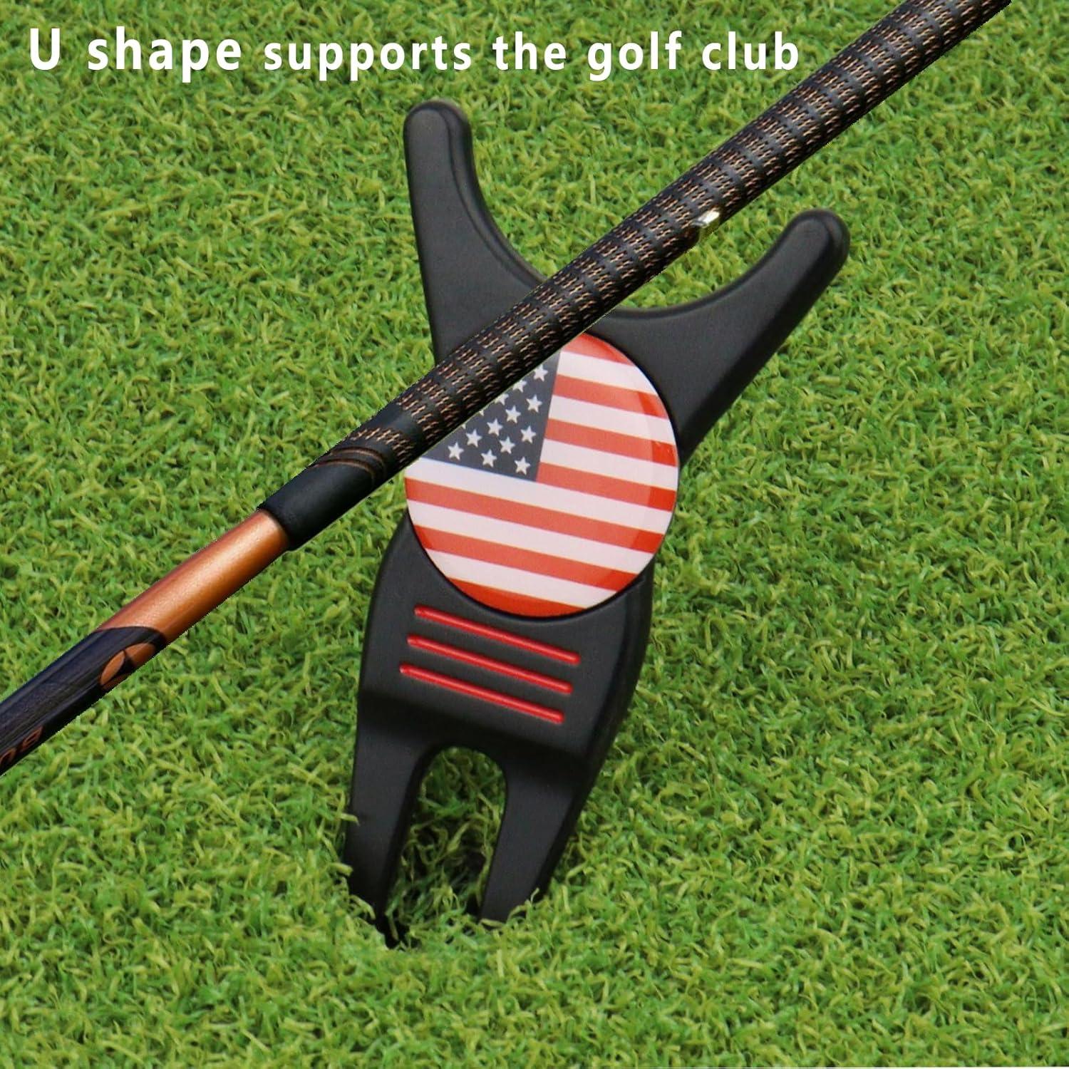 Herramienta de Divot de Golf Primavera de Wild Lily con Marcador