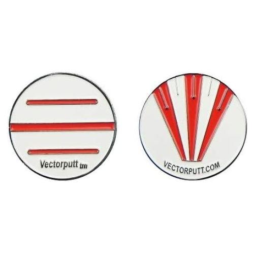 Marcador de Pelota de Golf Vectorputt Aprobado USGA - Doble Cara 30mm