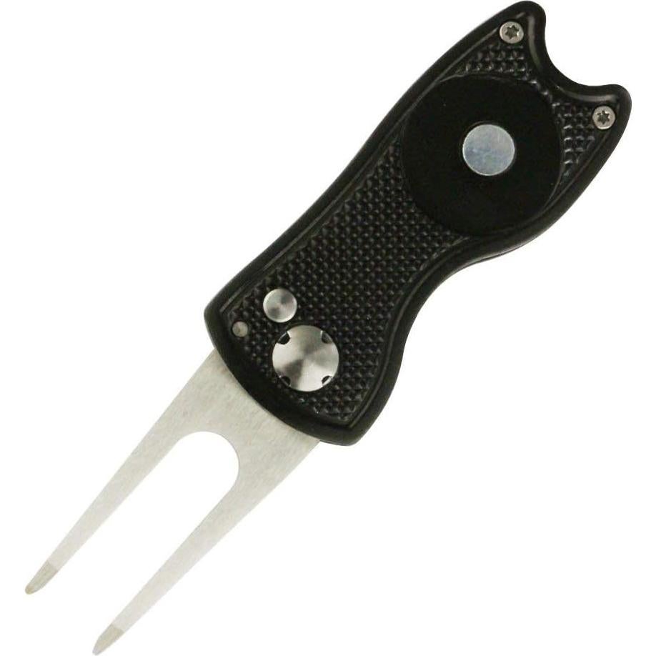 Herramienta de Divot Plegable PINMEI con Marcador de Bola de Golf