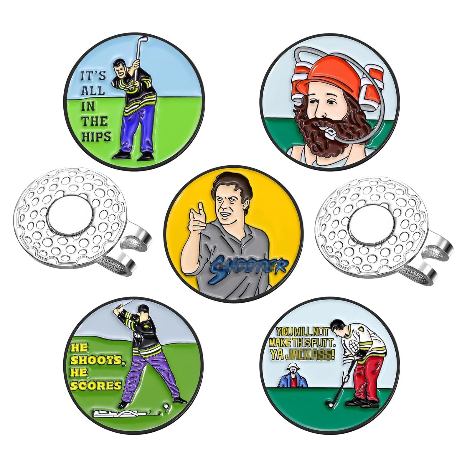 Clip Magnético para Marcador de Pelota de Golf ELIUNG - 5 Unidades