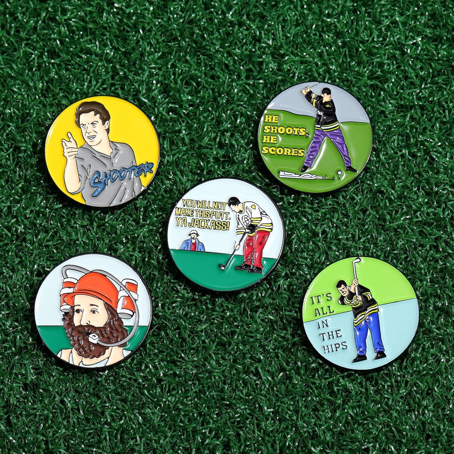 Clip Magnético para Marcador de Pelota de Golf ELIUNG - 5 Unidades