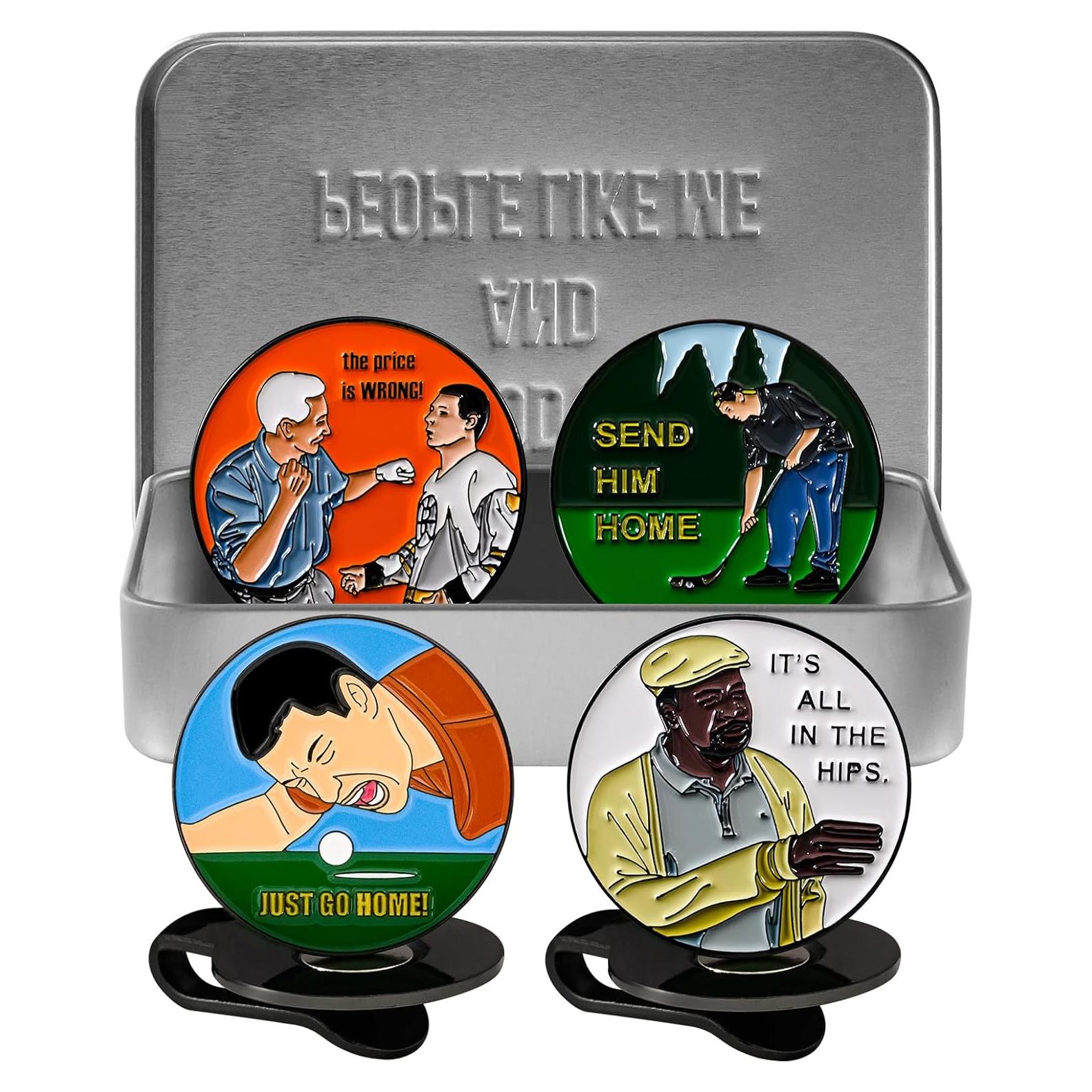 Juego de Marcadores de Pelotas de Golf Sporty Buff - 4 Set