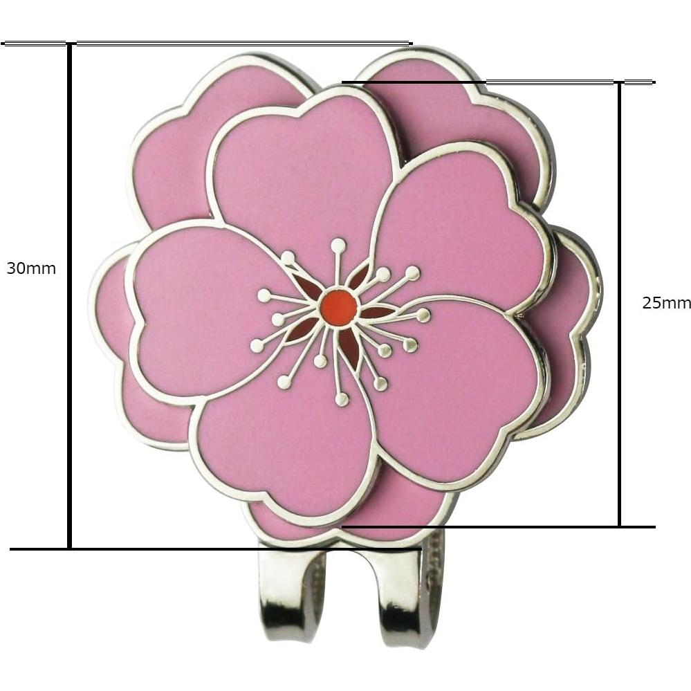 Marcador de Pelota de Golf con Clip para Sombrero PINMEI