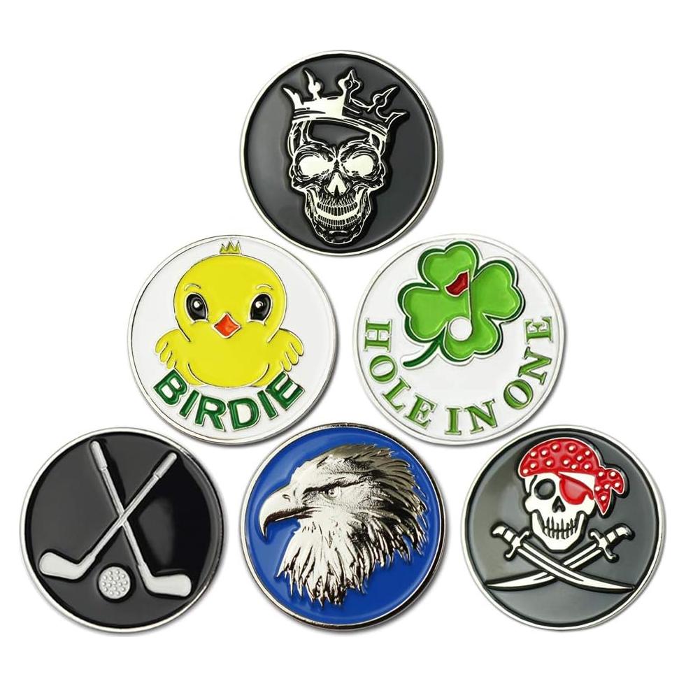 Marcadores de Golf GOLTERS Paquete de 6 Hierro 24.4 mm