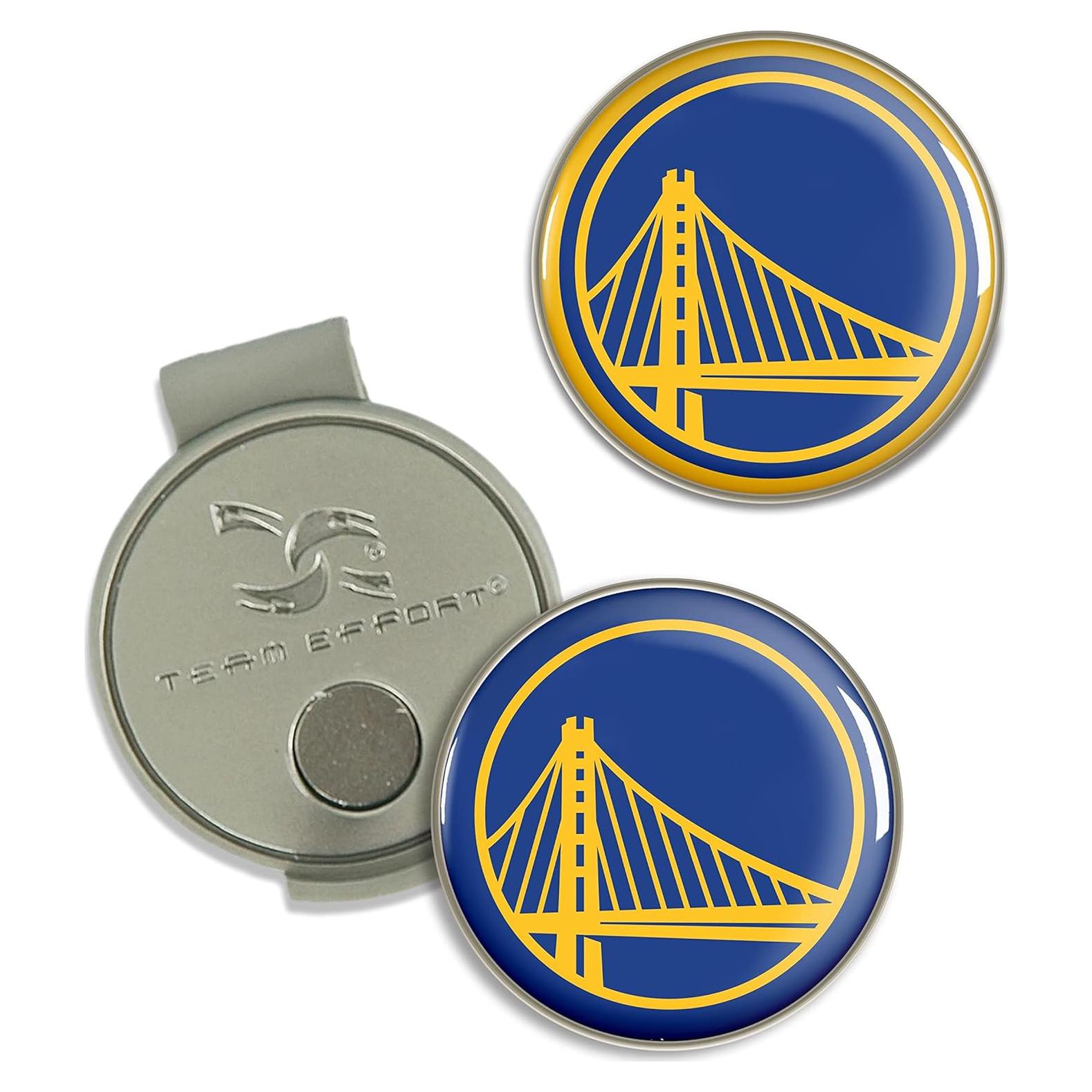 Clip para Sombrero NBA Team Effort Golden State Warriors con 2 Marcadores