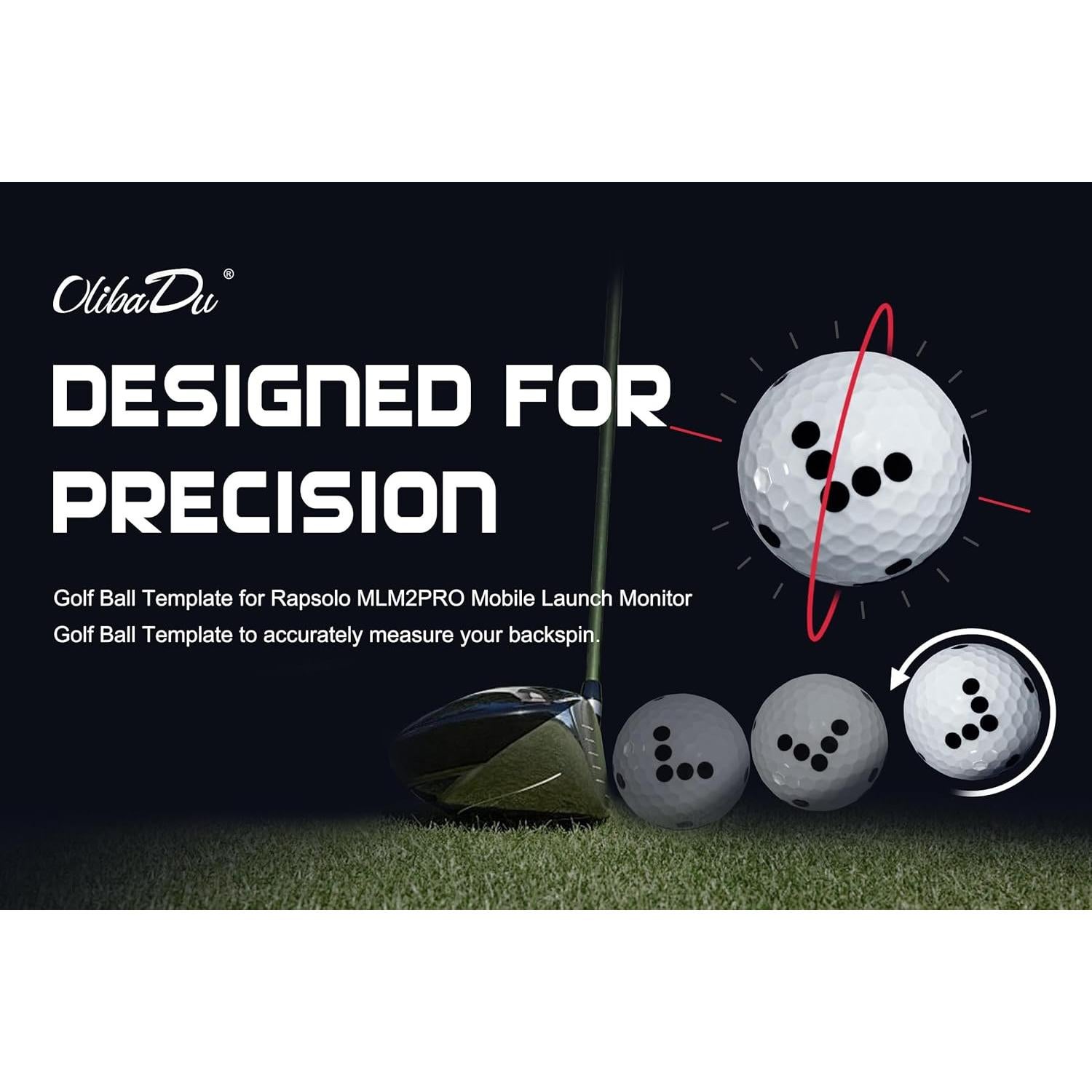 Plantilla Marcador Pelotas Golf OlibaDu M1014 Verde