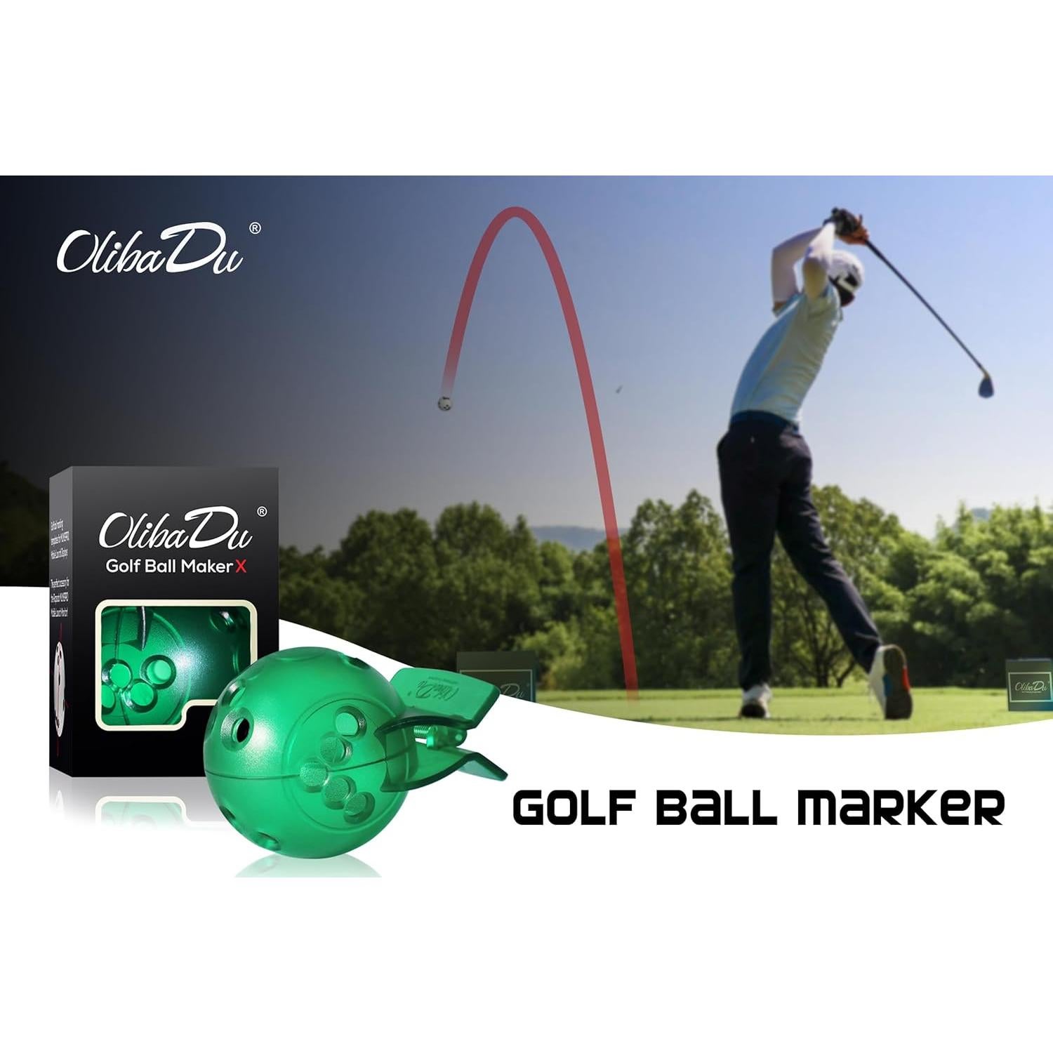 Plantilla Marcador Pelotas Golf OlibaDu M1014 Verde