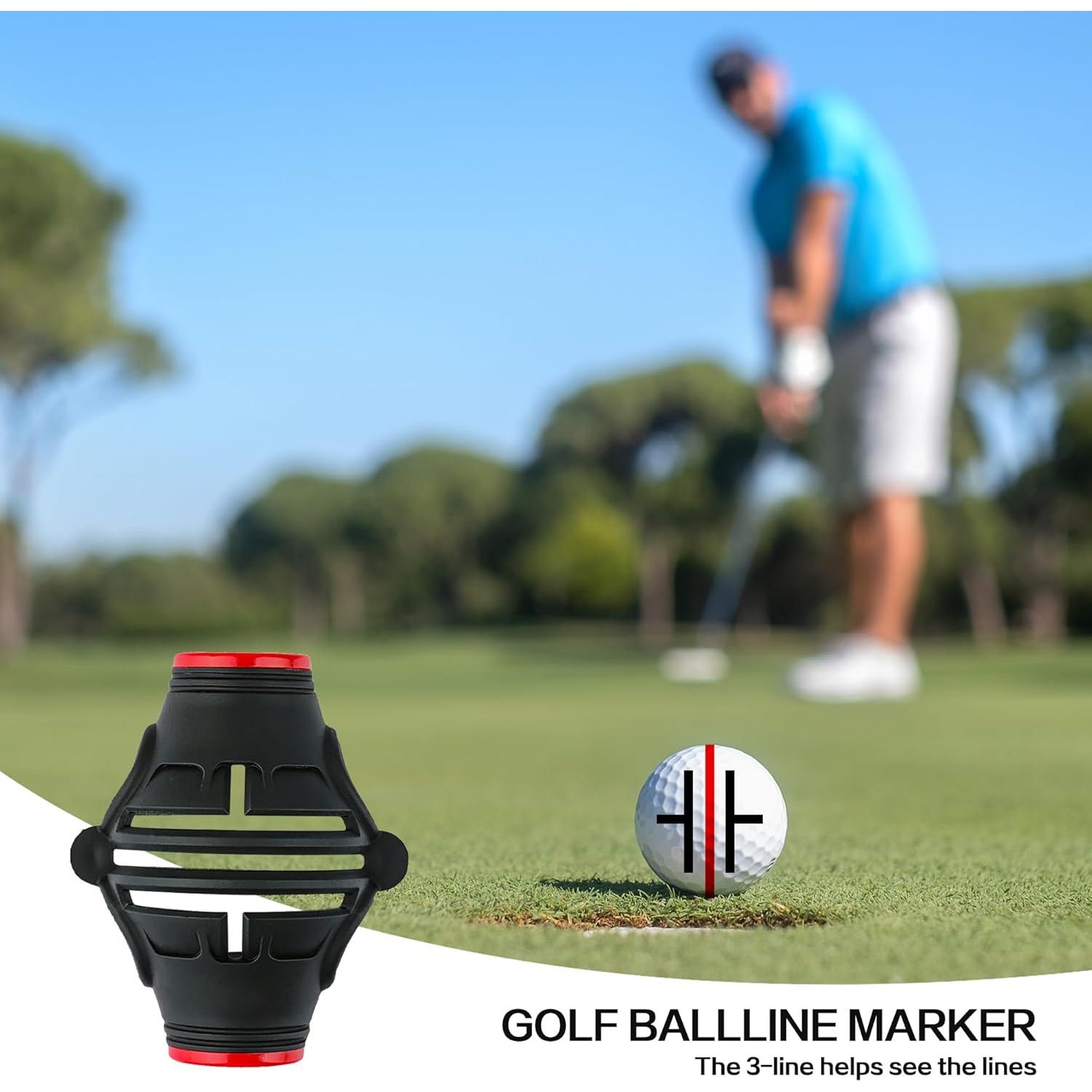 Plantilla Marcador de Pelotas de Golf MAGOLFIN con 4 Colores