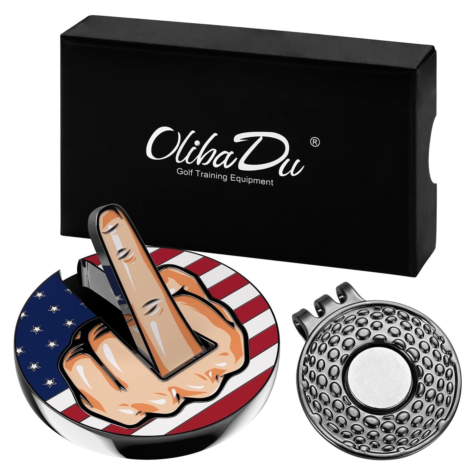 Conjunto de Marcadores de Pelota de Golf OlibaDu con Clip