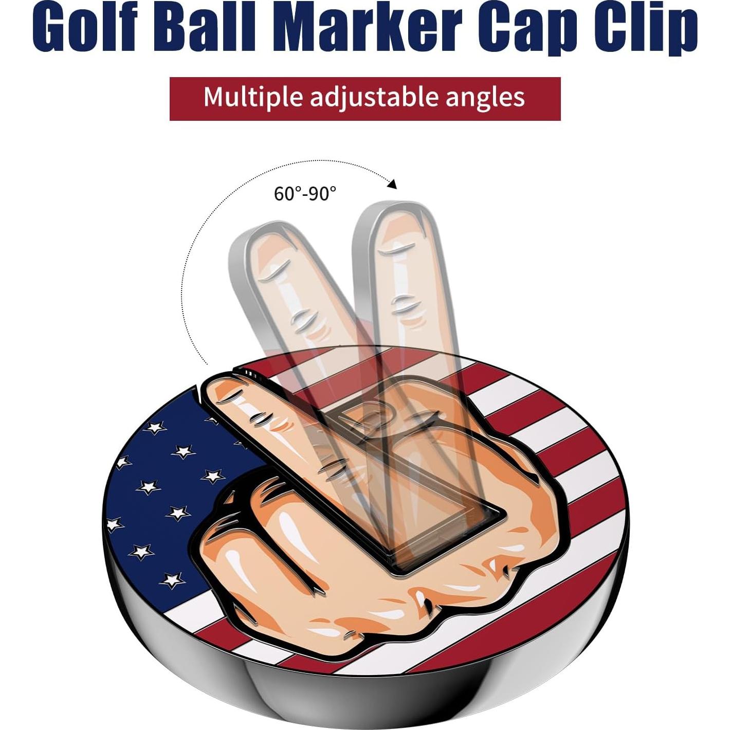 Conjunto de Marcadores de Pelota de Golf OlibaDu con Clip