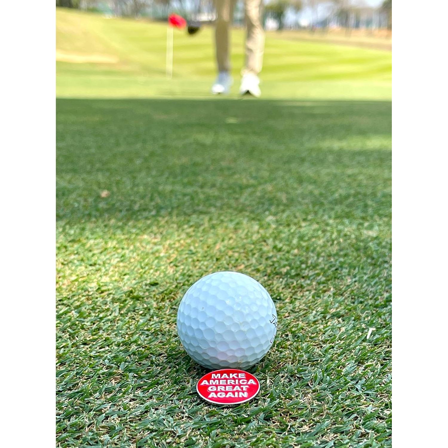 Marcador de Pelota de Golf Wolph C-001 Rojo Magnético