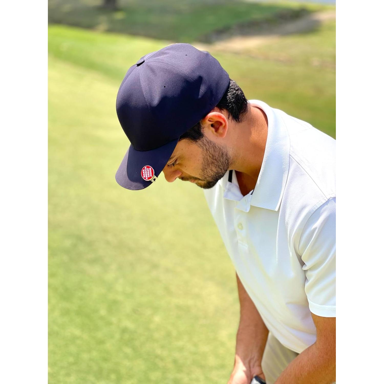 Marcador de Pelota de Golf Wolph C-001 Rojo Magnético