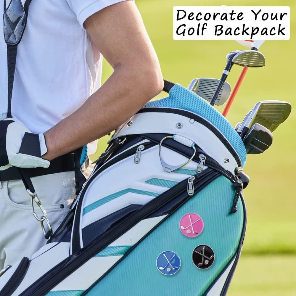 Marcadores de Pelotas de Golf IBEQUEM con Clips Magnéticos - 2 Pcs