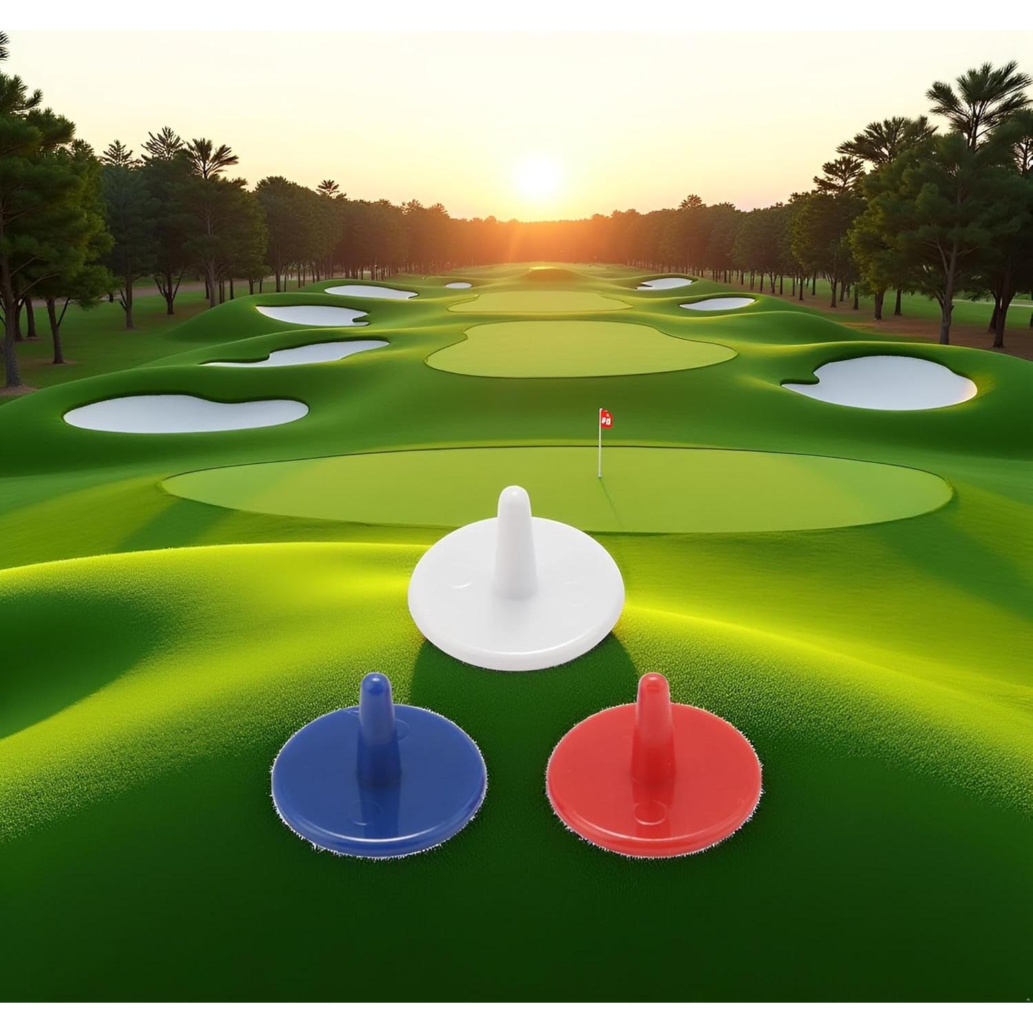 50 Marcadores de Pelota de Golf ZhangyiHot 18mm Color Aleatorio