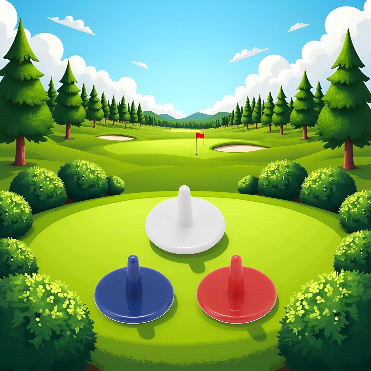 50 Marcadores de Pelota de Golf ZhangyiHot 18mm Color Aleatorio