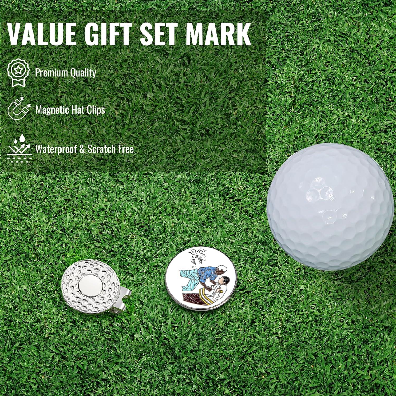Marcadores de Pelotas de Golf Airclub con Clip Magnético