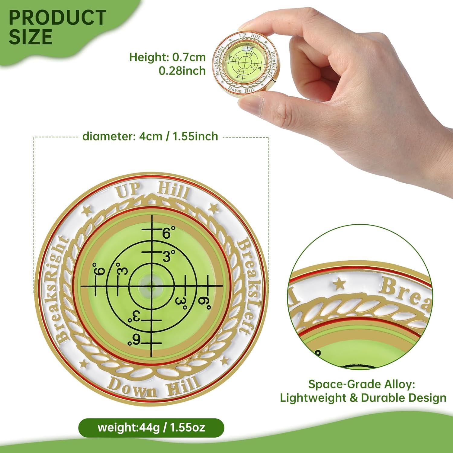 Marcador de Pelotas de Golf RSRIHE Pro Green Reader - Precisión Alta