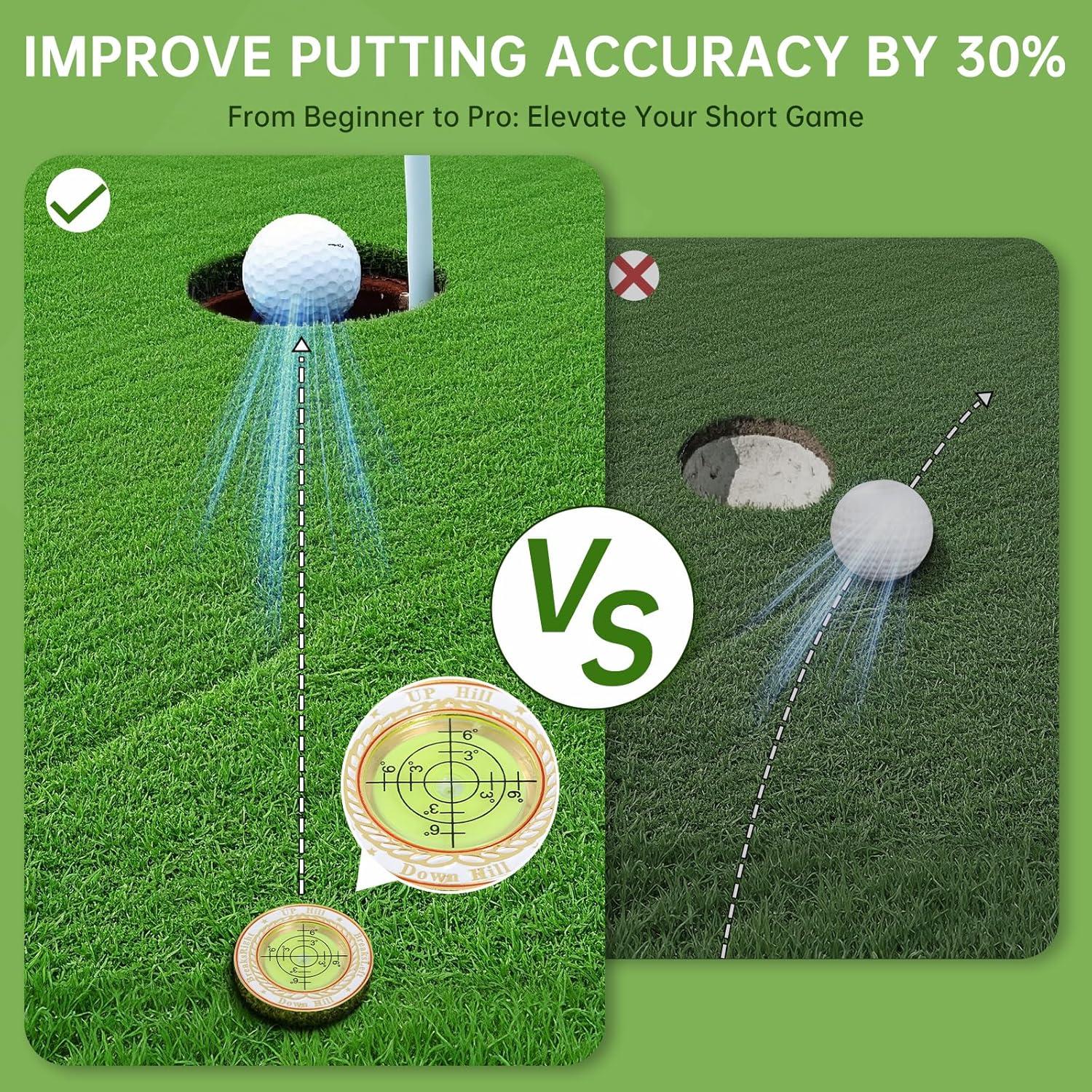 Marcador de Pelotas de Golf RSRIHE Pro Green Reader - Precisión Alta