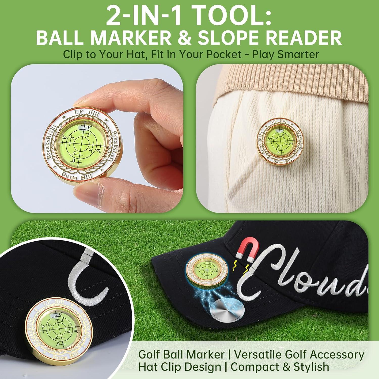 Marcador de Pelotas de Golf RSRIHE Pro Green Reader - Precisión Alta