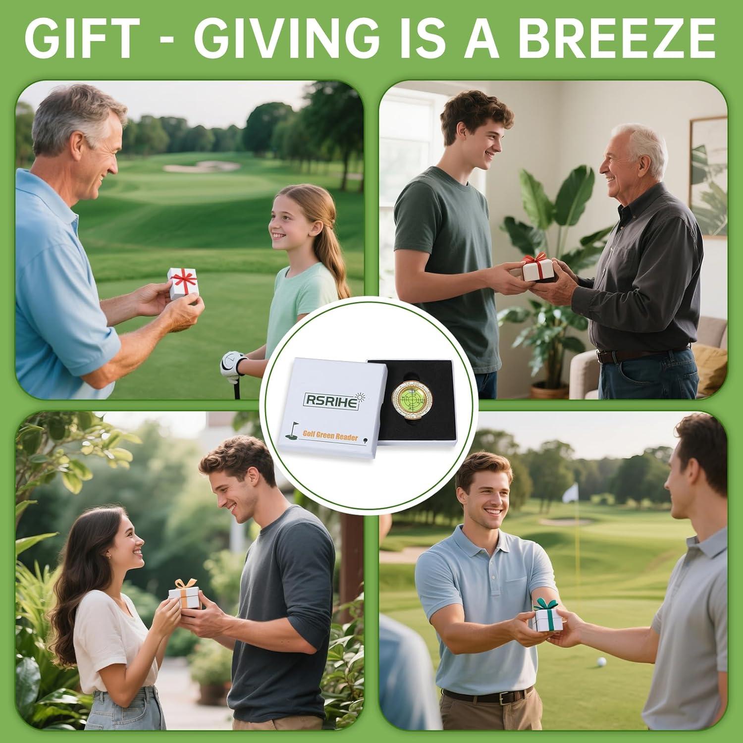 Marcador de Pelotas de Golf RSRIHE Pro Green Reader - Precisión Alta