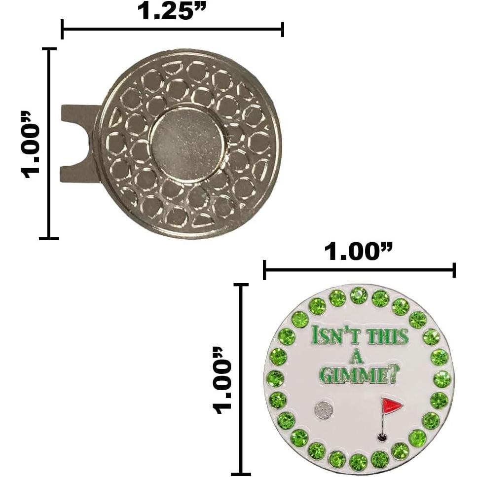 Marcador de Pelota de Golf Giggle Golf con Clip Magnético