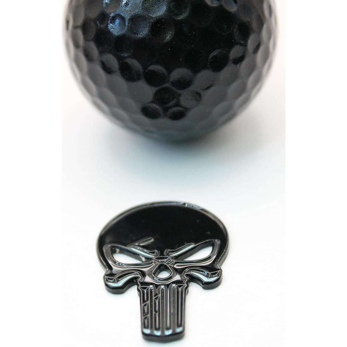 Skull Golf Ball Marker + Magnetic Hat Clip, Funny and Unique Golf Gift, Premium Quality, The Perfect for Your Favorite Golfer, Golf Accessories for Any Occasions