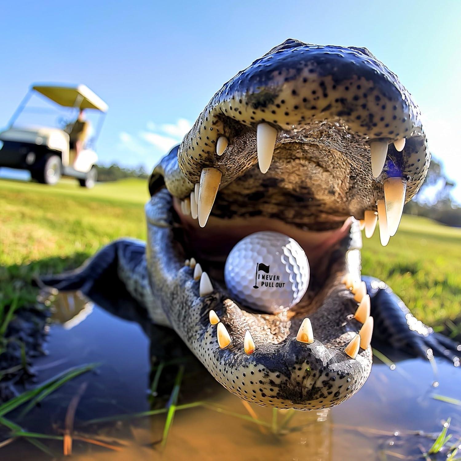 Ball Badge - Golf Ball Stamp (The Funny Series), Golf Ball Marker, Reusable Golf Ball Marking Tool to Identify Golf Balls