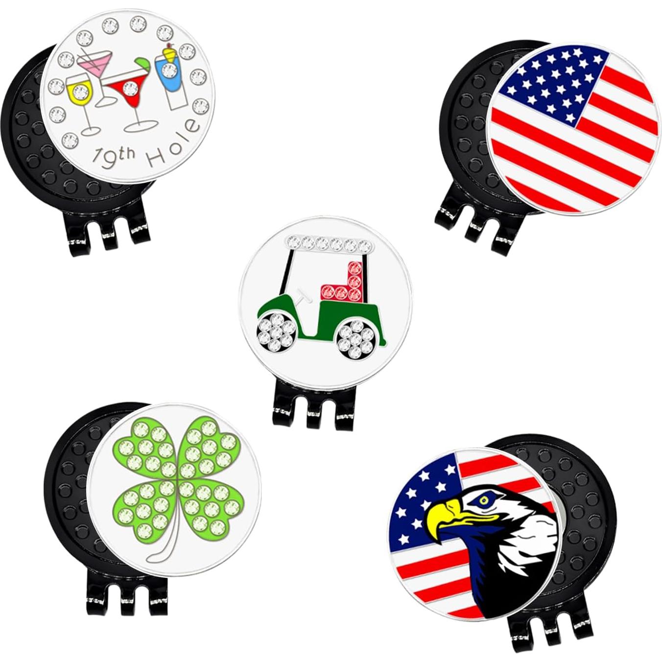 Clip Magnético para Gorras de Golf ONEDIGI MJ0001 - 9 Piezas