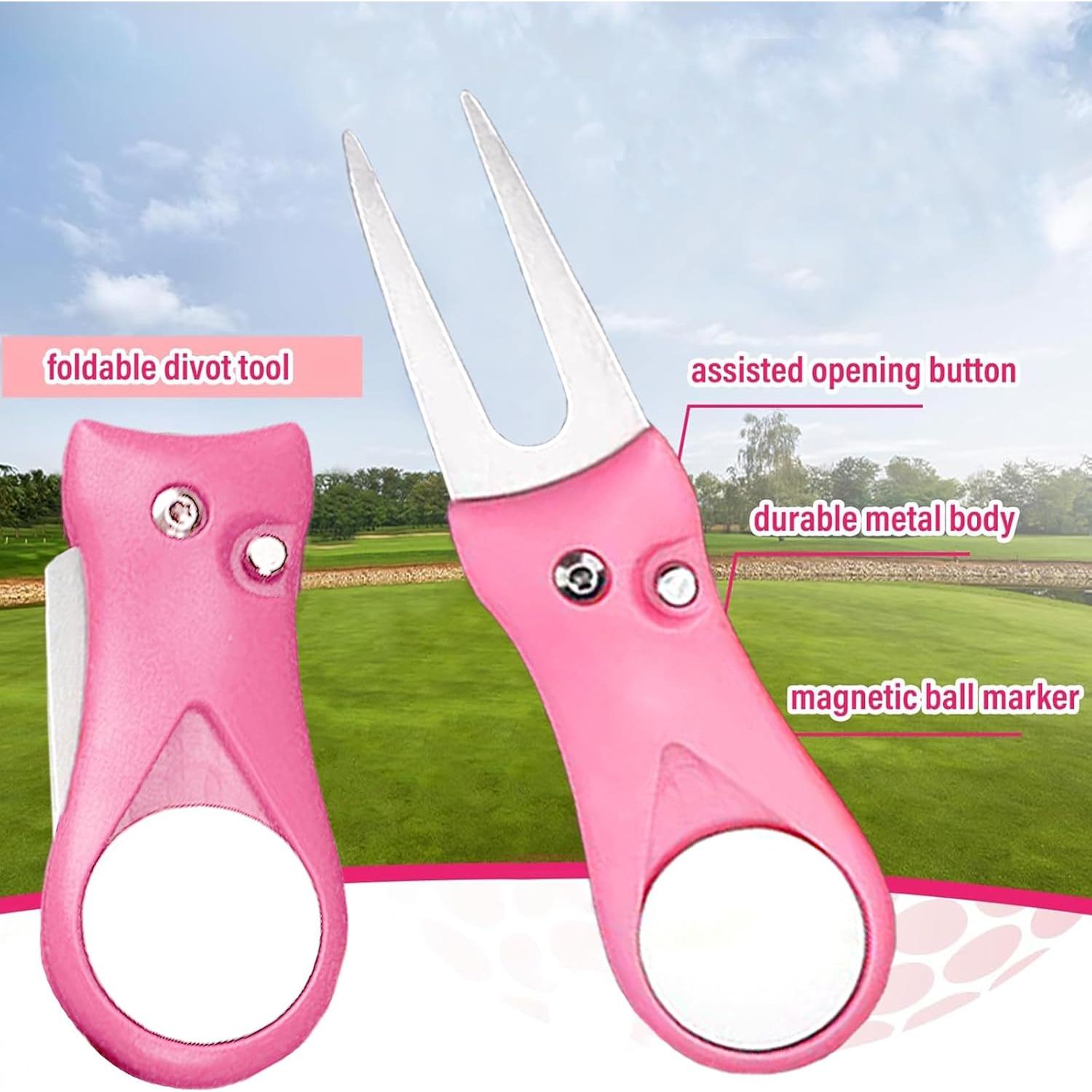 Kit de Accesorios de Golf 11 Pcs Karamagic Rosa