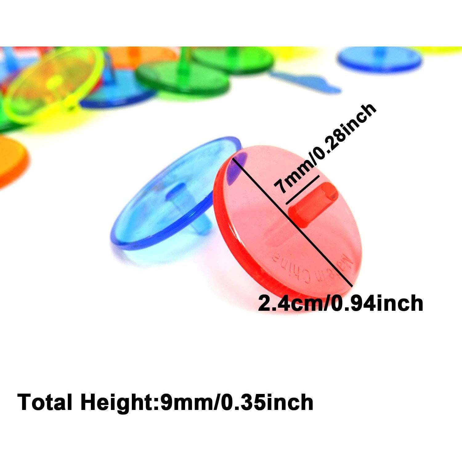 Marcadores de Posición de Golf Honbay 100PCS Plástico 24mm