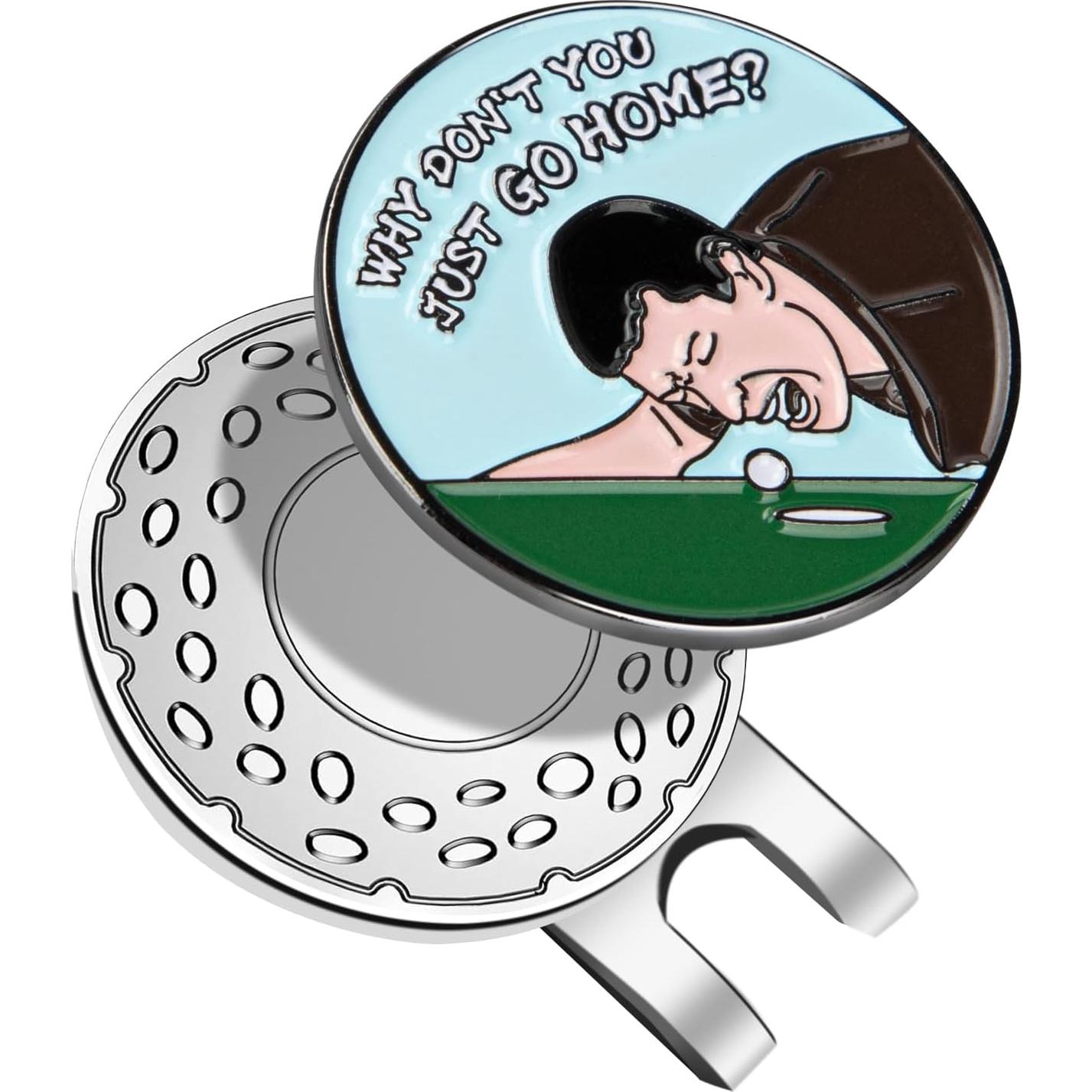 Marcador de Pelota de Golf Acebirdie con Clip para Sombrero