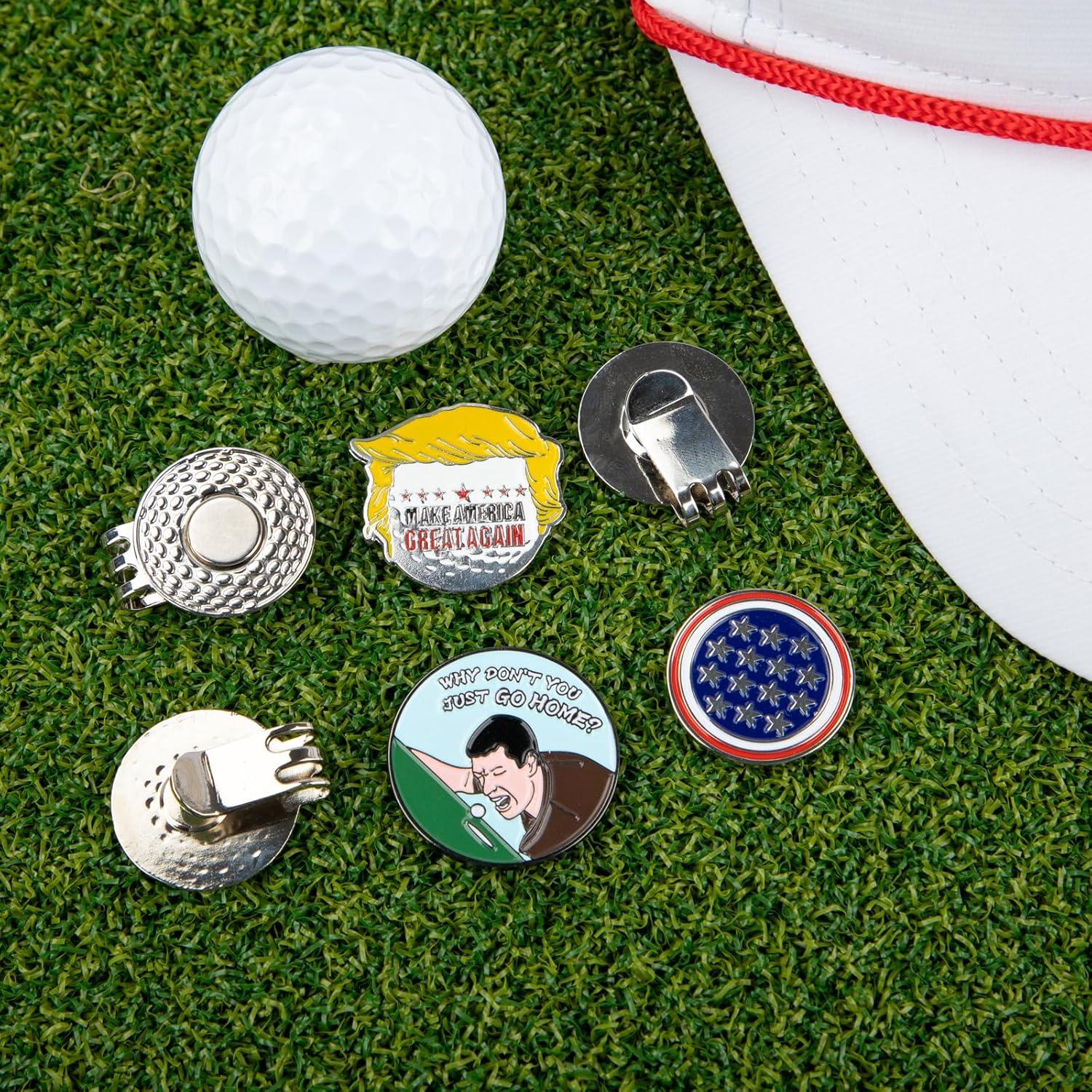 Marcador de Pelota de Golf Acebirdie con Clip para Sombrero