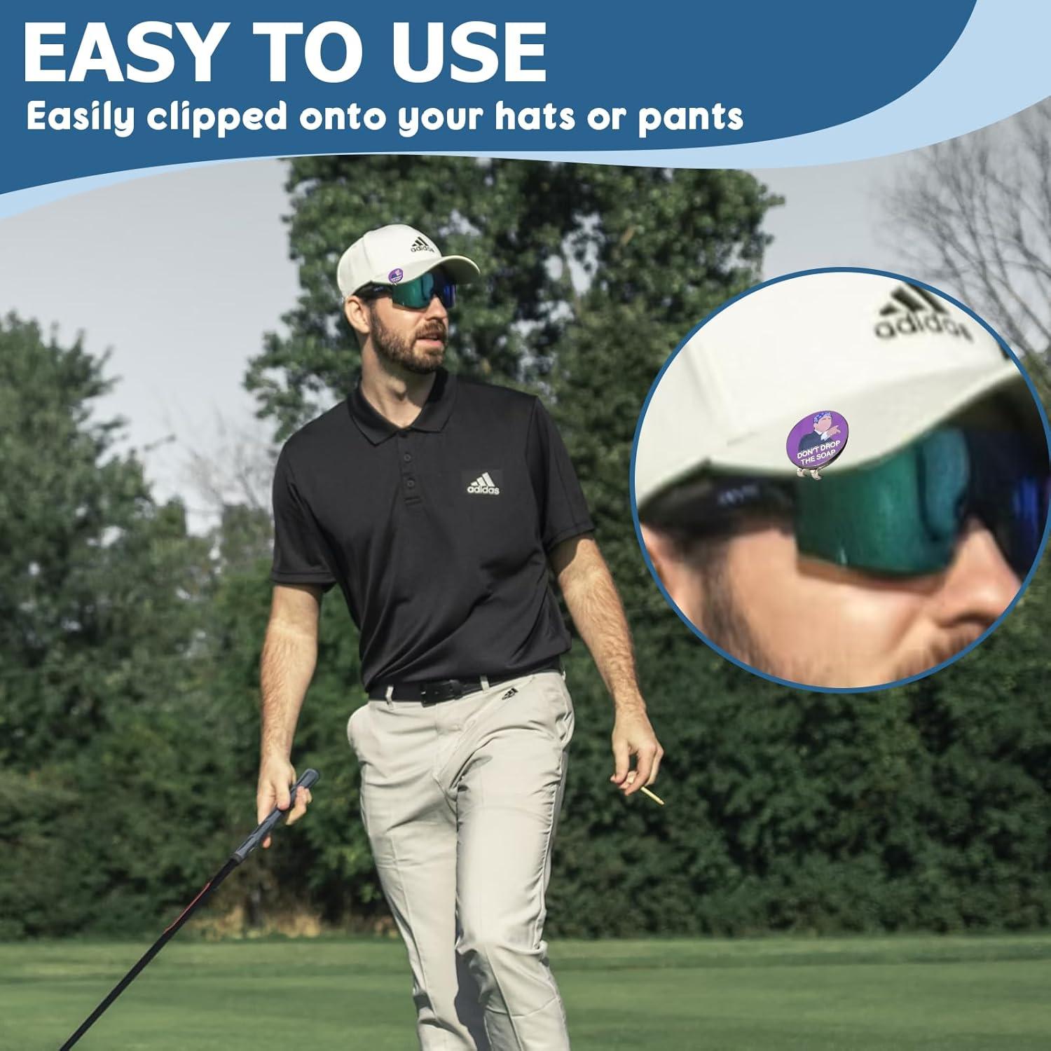 Marcador de Pelota de Golf PuGez con Clip Magnético 3.2 cm