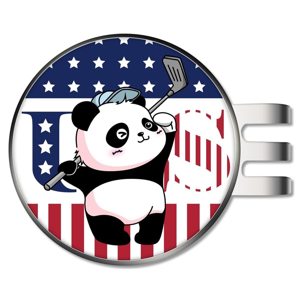 Clip Magnético Marcador de Pelotas de Golf OlibaDu Panda